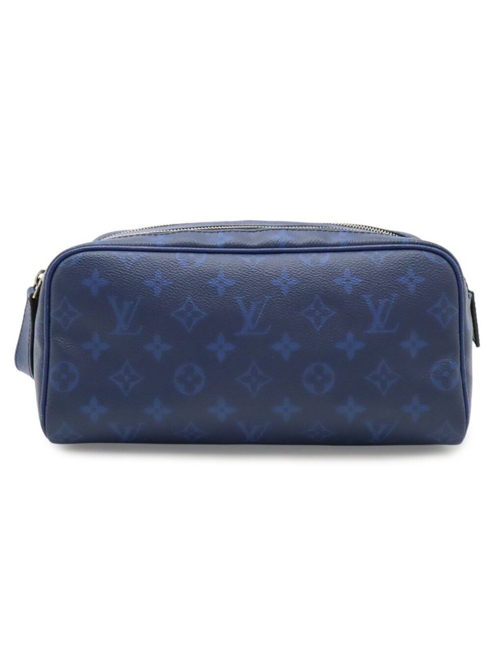 Louis Vuitton Taigarama Dopp Kit Clutch Handbag Cobalt Blue - Picture 1 of 8